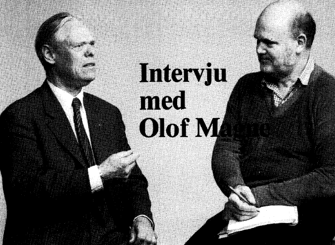 Intervju med Olof Magne