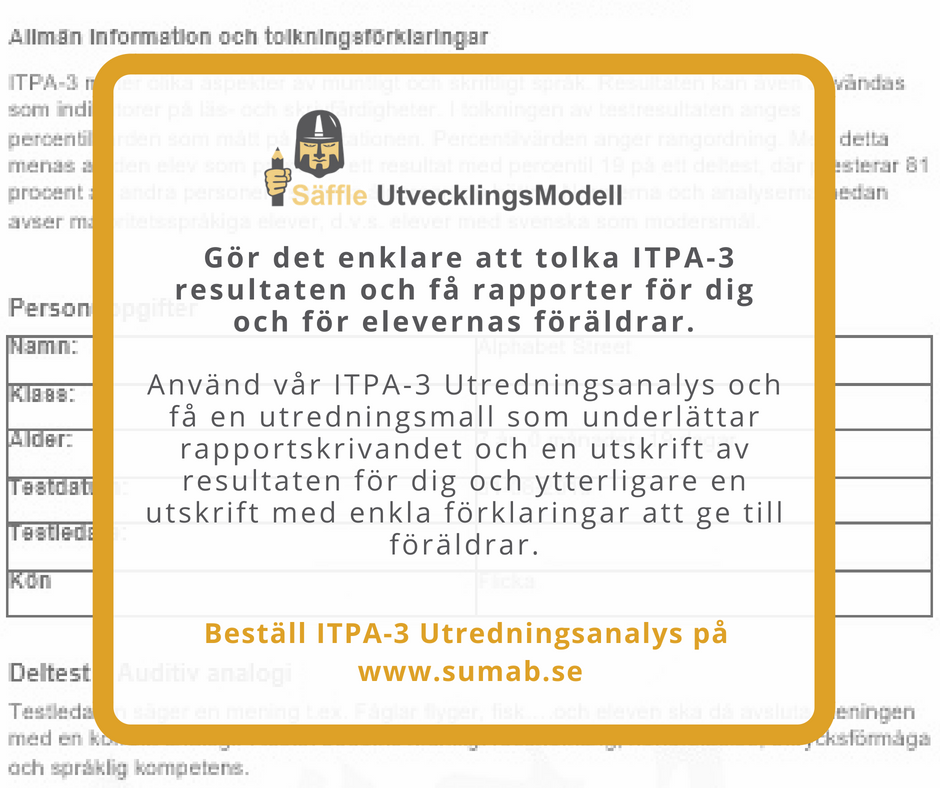 ITPA-3 Utredningsanlaysis - Sumab